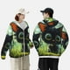 thumbnail image 4 of Fotbe Cute Big-Eyed Black Cat Chaqueta con Protección Solar UPF 50+ para Hombre y Mujer, Camisa con Capucha y Bolsillos-Medium, 4 of 7