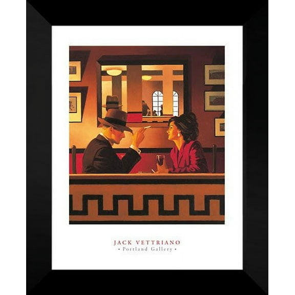 Jack Vettriano Framed Art Print 20x24 "Man in the Mirror"