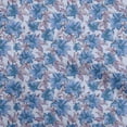 thumbnail image 1 of oneOone Silk Tabby Medium Blue Fabric Florals Craft Projects Decor Fabric Printed By The Yard 42 Inch Wide, 1 of 4