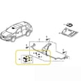 thumbnail image 4 of 50pcs Universal Car ACC Radar Sensor Distronik Control Unit Bracket Clips 0203009002 PA66-GF30 PA66GF30 39R13537 0203303130, 4 of 5