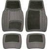 Michelin 4PC Carpet/Rubber Mats Gray