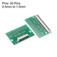 thumbnail image 2 of PiccoCasa Adaptador de Placa Convertidor PCB de 30 Pines 0.5mm 1mm a DIP 2.0mm, 2 of 3