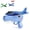 Blue, variant on Dinosaur Foam Glider Launcher Toy, 8''Catapult Flying Airplane Toys with 3 Easy-Load Mechanism, Crash-Resistant Styrofoam Plane for Outdoor Backyard Games, Fun Birthday Gifts (Green,S 1+1)