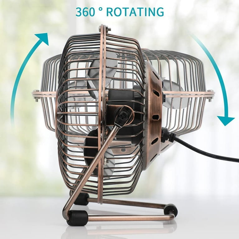 Small rotating fan outlet