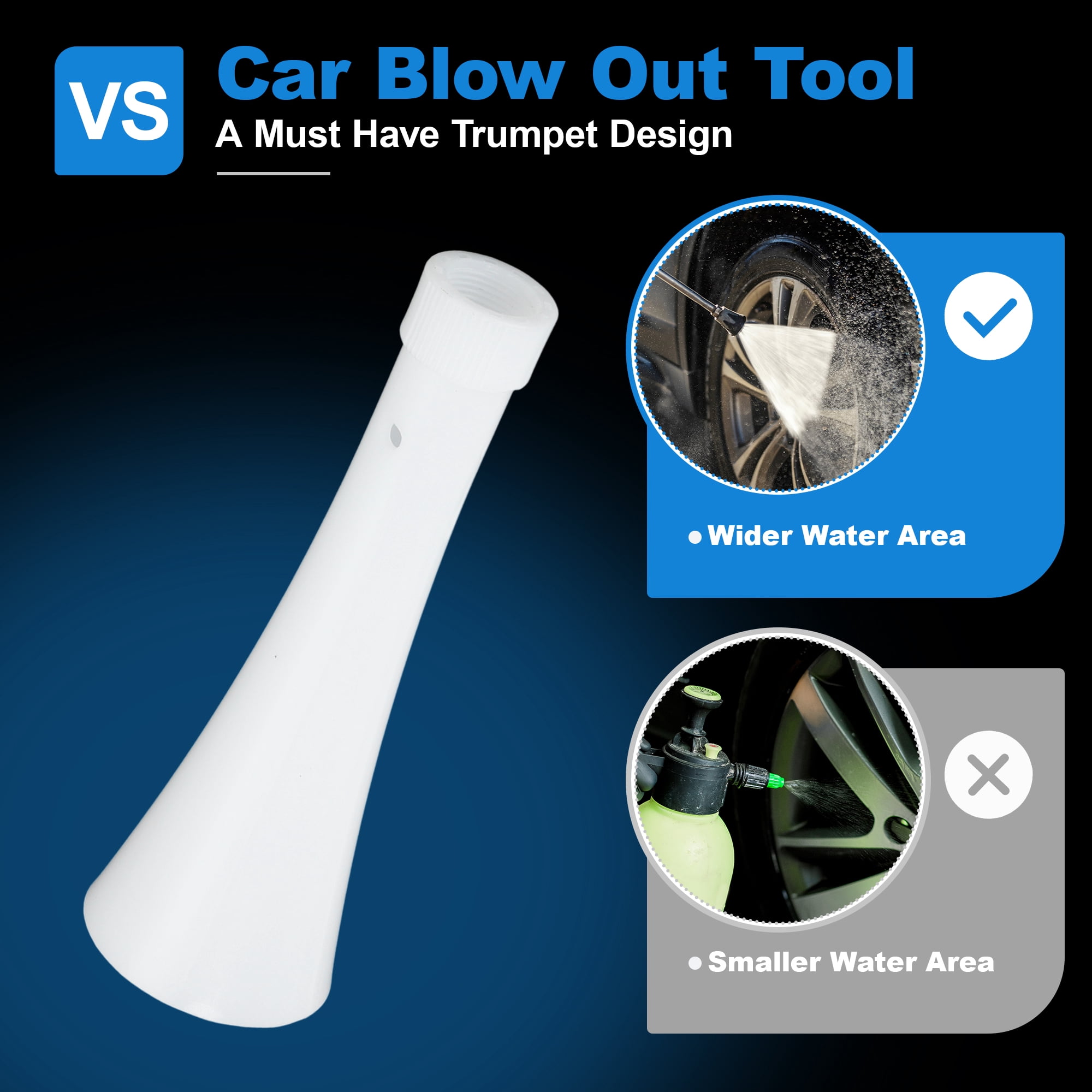 Unique Bargains Car Cleaning Gun Cone for Tornador Grade Z-010 Z-014