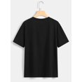 thumbnail image 2 of Camiseta deportiva de estilo hippie antiguo con estampado de monograma, manga corta y cuello redondo para verano y primavera., 2 of 8