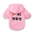thumbnail image 1 of Ropa para perros I Love My Mom Sudadera con capucha estampada Sudadera para cachorro Ropa cálida para cachorros Sudadera con capucha, 1 of 6