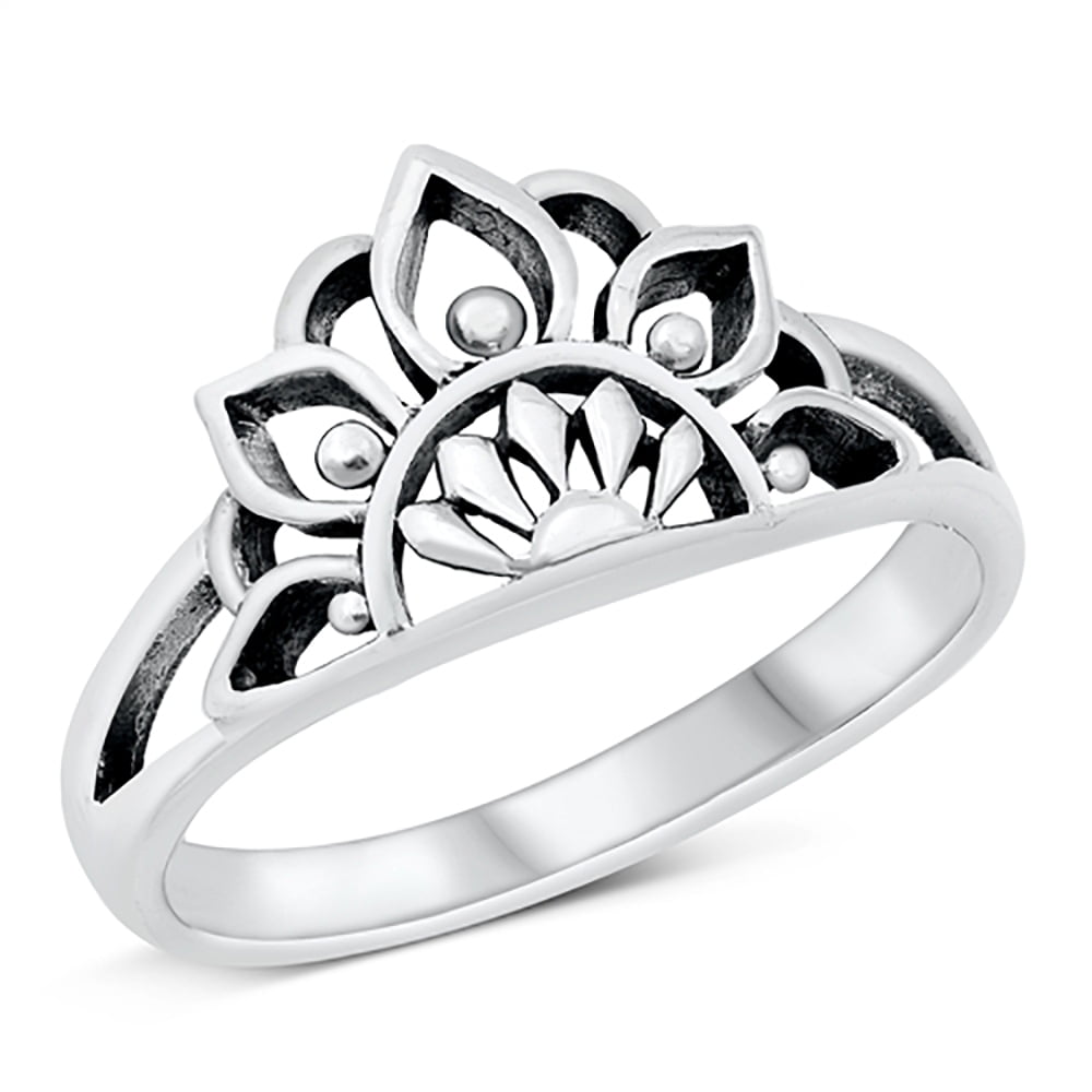 15 day return policy Eye Ring Genuine Solid Sterling Silver 925