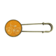 thumbnail image 1 of BICICLETA DEPORTE Unbranded ilustración diseño amarillo broche de Metal antiguo, 1 of 3