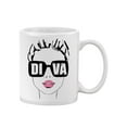 thumbnail image 2 of Girl In Diva Sunglasses Mug  -Image by Shutterstock,, 2 of 3