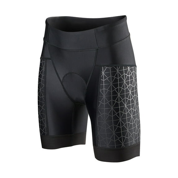TYR Womens Tri Short Competitor 6in Blk/Blk Size Small