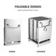 thumbnail image 2 of Poêle à bois en acier inoxydable pliable, mini barbecue à charbon léger pour camping, jardin, pique-nique en plein air, 2 of 4