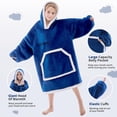 thumbnail image 3 of Sudadera Manta Ponible IFNOW para Niños Azul Marino con Bolsillos, 3 of 9