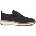 thumbnail image 2 of ECCO Men's ST.1 Hybrid Plain Toe Oxford, Black Nubuck, 12-12.5, 2 of 6
