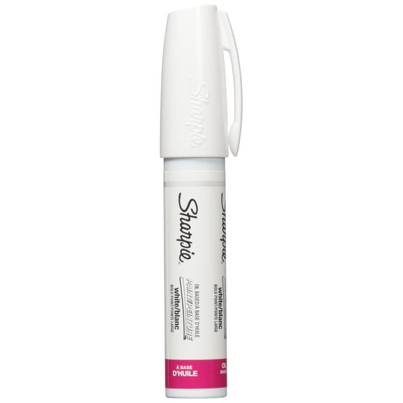 Sharpie Oil-Based Paint Marker, Bold Point - Permanent Marker - 1 Count, White