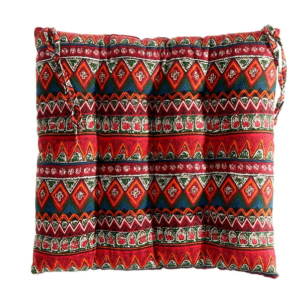 18x18 inches Seat Cushion w/ Ties, Nordic Style Comfortable Thick Chair