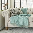 thumbnail image 3 of Nourison Outdoor Pillows Black Decorative Throw Pillow , 14"X20", 3 of 5