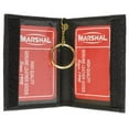 thumbnail image 5 of Genuine Lambskin Soft Leather Credit card Id Card Holder with Key Chain by Marshal, 5 of 5