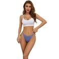 thumbnail image 3 of Buankoxy G String Thongs for Women Stretch Panties Seamless Underwear for Ladies 7 Pack,Size 6, 3 of 6