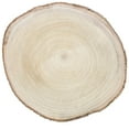 thumbnail image 5 of Barky Natural Wood Slabs Rustic Ornament Slice Tray Table Charger - 16 Inch Dia, 5 of 8