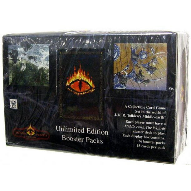 The Lord of the Rings MiddleEarth CCG The Wizards Booster Box [Unlimited Edition]