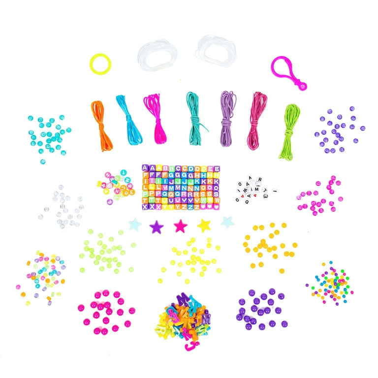 Just My Style ABC Beads Bracelet-Making Kit, 1100+ Pieces photo 2