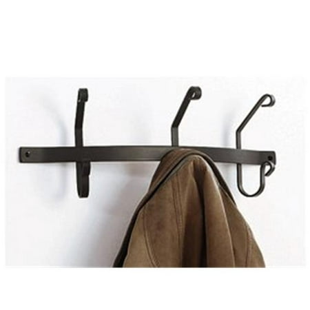 Wall Mounted Wrought Iron Coat Rack, Wrought Iron Coat Rack With Hooks And