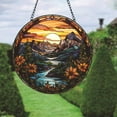 thumbnail image 5 of RKSTN a Pendant Hanging Wreath Colorful Circular Wall Decoration Window Decoration Festival Decorations 15cm, 5 of 5