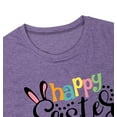 thumbnail image 4 of Happy Easter Shirts for Women Easter Bunny T-Shirt Rabbit Graphic Tees Easter Egg Holiday Shirt Tops, 4 of 6