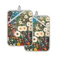 thumbnail image 7 of Yayeee Pot Holders Kitchen Heat Resistant with Pocket 7"x9.8" Cotton Oven Cooking Hot Pads, Floral Garden, 7 of 7