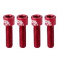 thumbnail image 2 of Tornillo de Aleación De Aluminio Sunnimix 4pcs Carretera Bicicleta Manillar Tallo M5 * 17 Mm Rojo, 2 of 8