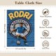 thumbnail image 2 of Rodri Mantel Cuadrado Temático con Estampado Icónico, se Adapta a la Mayoría de Mesas, y es Fácil de Cuidar, Regalos Perfectos para Fans, Amigos y Familia,137x183cm, 2 of 6