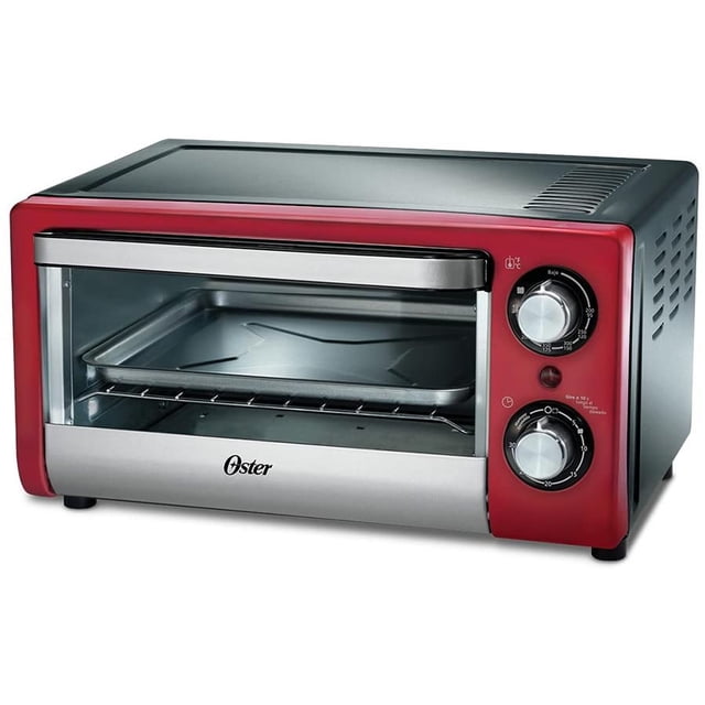 HORNO TOSTADOR 4 REBANADAS ROJO Oster TSSTTV10LTR1MX
