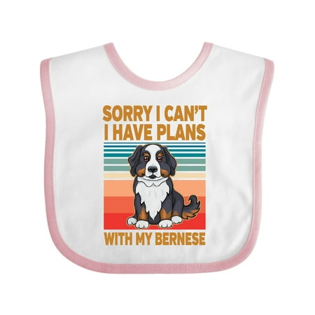 

Inktastic Bernese Mountain Dog Funny Gift Baby Boy or Baby Girl Bib