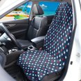 thumbnail image 3 of POLERO 4th of July Terry Cloth Car Seat Cover with Star Pattern, Sweat Proof Non Slip Cover for Cars Trucks Vans and SUVs, 3 of 7