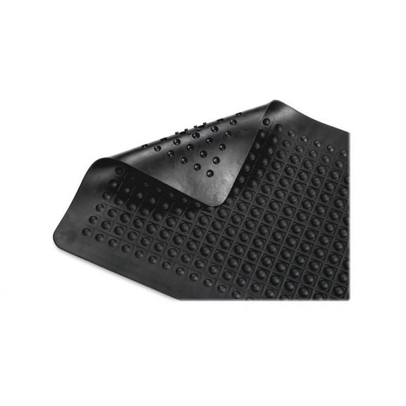 Guardian Flex Step Rubber Anti-Fatigue Mat, Polypropylene, 24 x 36, Black -MLL24020300