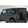 thumbnail image 2 of Smittybilt Replacement Soft Top with Tinted Windows and No Upper Doors (Black Diamond) - 9085235, 2 of 4