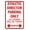 Warning Sign 5, variant on Associate Of The Quarter Sign - 8"x12" Vintage Security Metal Sign, Caution Poster, Business Office Home Street Road Wall Decor