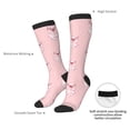 thumbnail image 3 of Daiia Sports Socks Pig Polka Dot Printed Novelty Crew Socks for Men Women Knee High Socks Cotton Socks Soft & Breathable Support Unisex Socks, 3 of 9