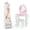White, variant on Costway Kids Vanity Set Princess Makeup Dressing Table & Chair Set with Kids Jewelry Armoire White