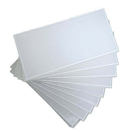 Discount Bathroom Tiles - Art3d 32-Pieces Peel and Stick Backsplash Glass Tile for Kitchen or Bathroom, 3