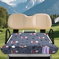 thumbnail image 3 of Pzuqiu Golf Cart Seat Covers with Paw Print Pattern, Golf Cart Seats Cushion for 2 Passenger Club Car Models, 3 of 9
