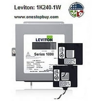 Leviton 1K240-1W Series 1000 120/240V 100A 1P3W Indoor Kit with 2 Split Core CTs