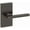 Bronze, variant on Baldwin Ps.Squ.Cfr Square Passage Door Lever Set - Black