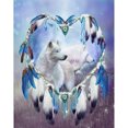 thumbnail image 3 of Cuadros Decorativos Kits de pintura de diamantes Atrapasueños redondo completo Lobo DIY Arte de la pared Regalo Decoración para el hogar Ndcxsfigh Nuevos Originales, 3 of 9