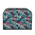 thumbnail image 2 of Daiia Fish In The Wave Pattern 4 slice Toaster Cover, Toaster Appliance Dust-proof Cover For Kitchen Small Appliance Dust Cover and Fingerprint Protection, 2 of 7