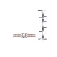thumbnail image 4 of 1-1/4 Carat T.W. Diamond Classic Vintage 14kt Rose Gold Engagement Ring, 4 of 5