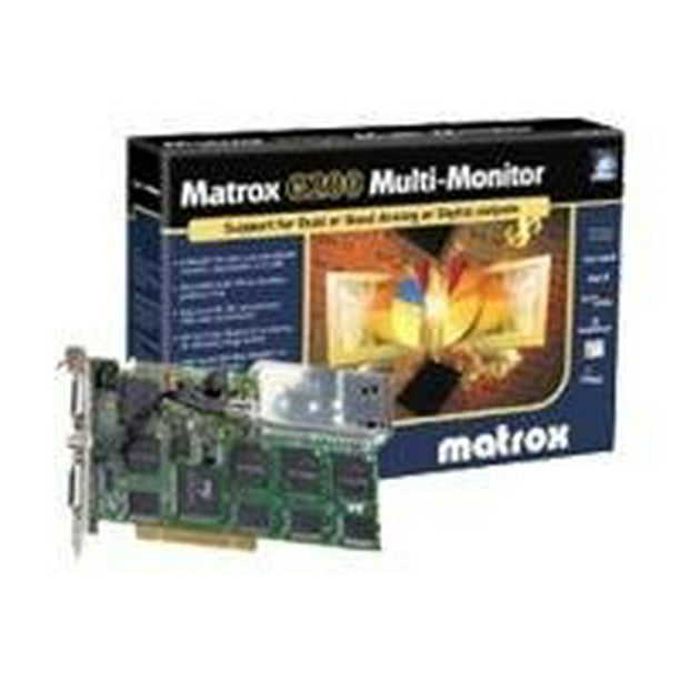 Matrox G200 MultiMonitor Video Card G2QUADPLTVE PalEurope G2+/QUAD
