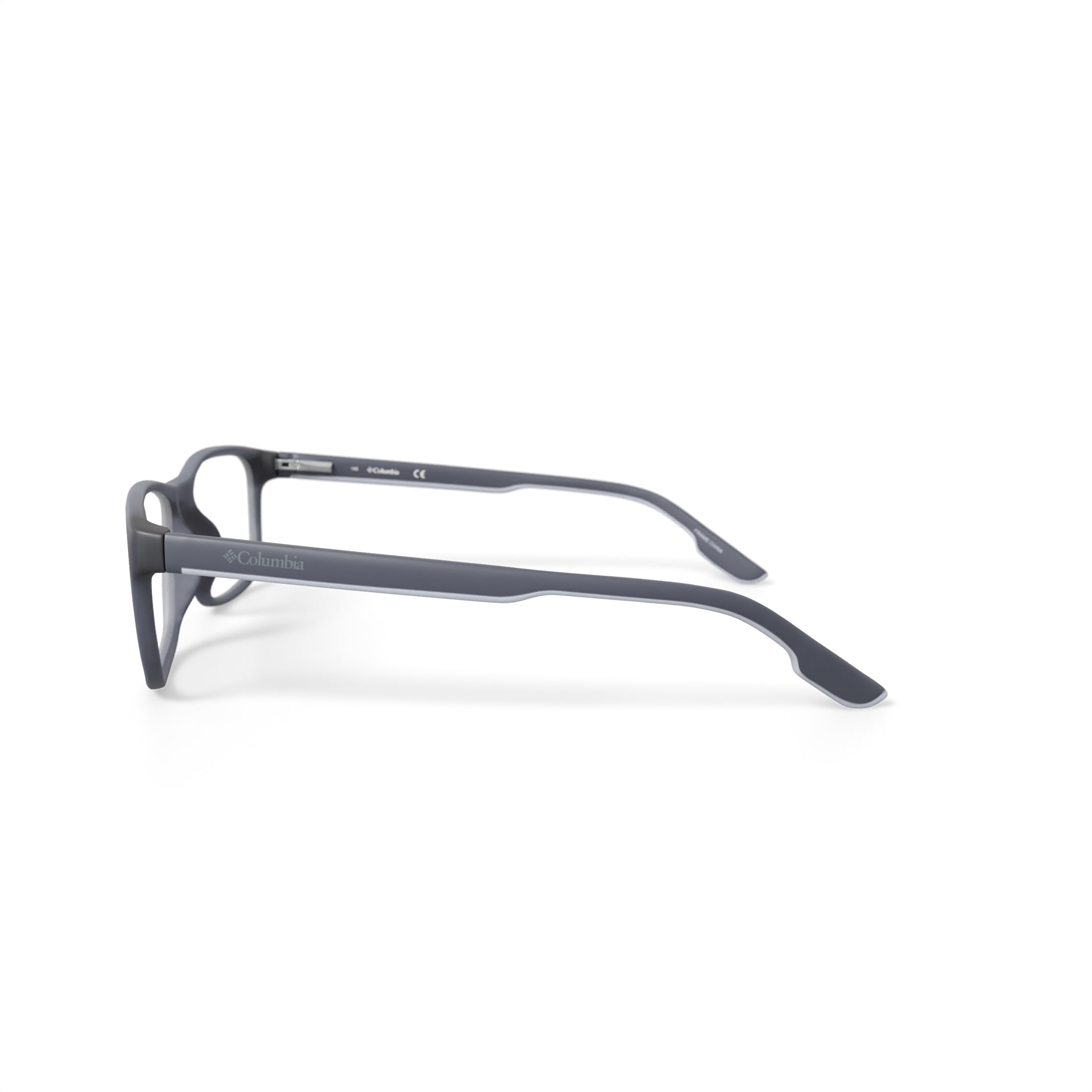 Columbia Men's C8029G Prescription Eyeglasses with Case, Gray Crystal