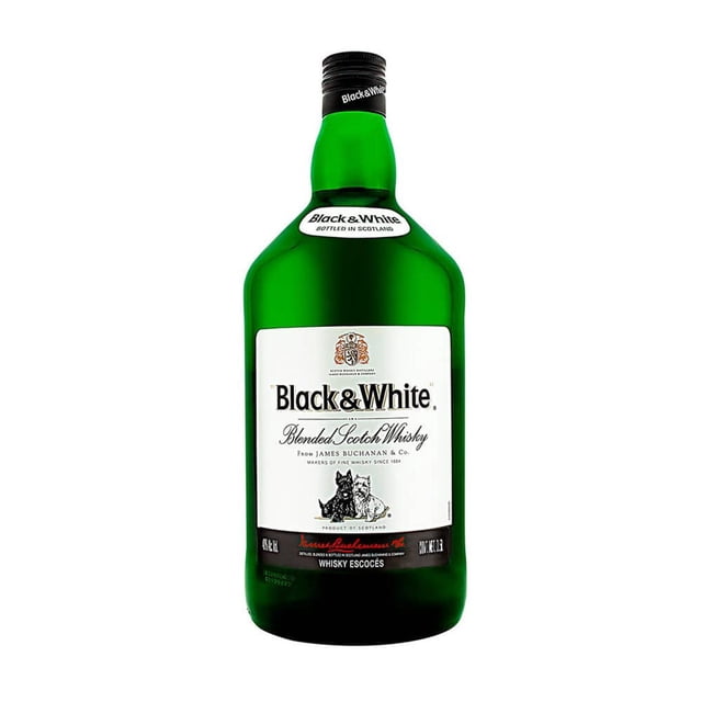 Pack de 12 Whisky Black And White Blend 1.5 L Black and White Blend